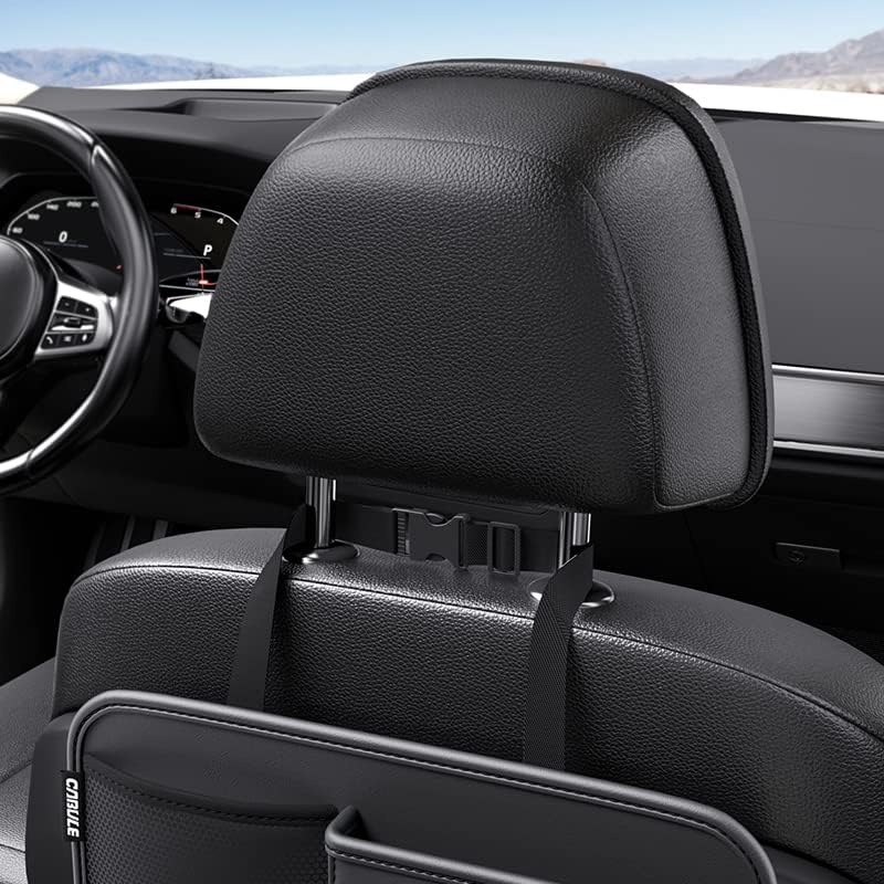 Multifunction Car Seat Side Organizer | Premium PU Leather Storage Bag