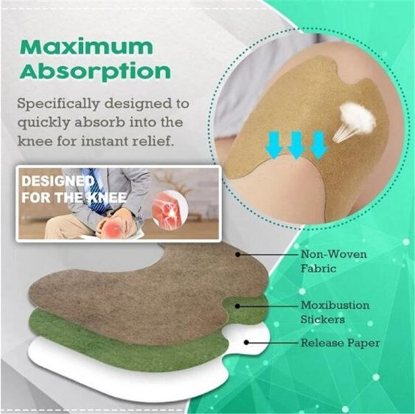 Pack of 10 Knee Pain Relief Patch