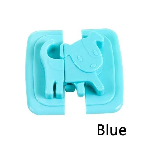 01 PCs Cute Dog Shape Cartoon Cabinet Door Child Safe Lock Refrigerator