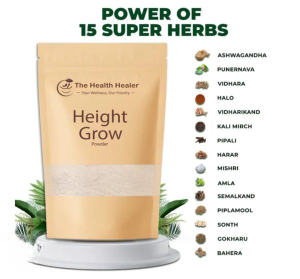 The Health Healer Natural Height Growth & Wellness Supplement Powder (70g)