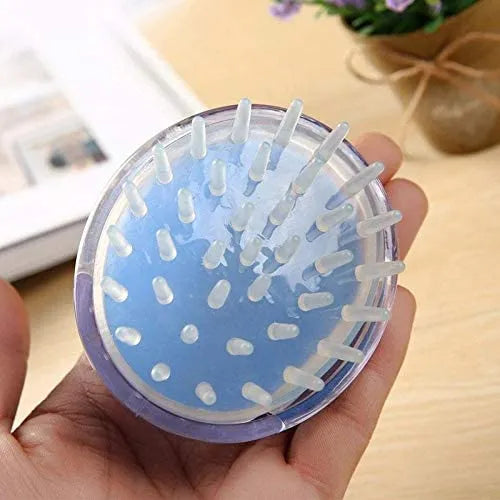 Silicone Hair Wash Brush & Scalp Massaging Deep Cleanser Comb