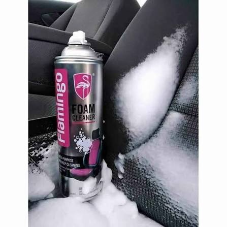 Flamingo Multi-Purpose Foam Cleaner (650ML) | Deep Cleaning Spray for Car Upholstery, Carpets, Leather & Hard Surfaces