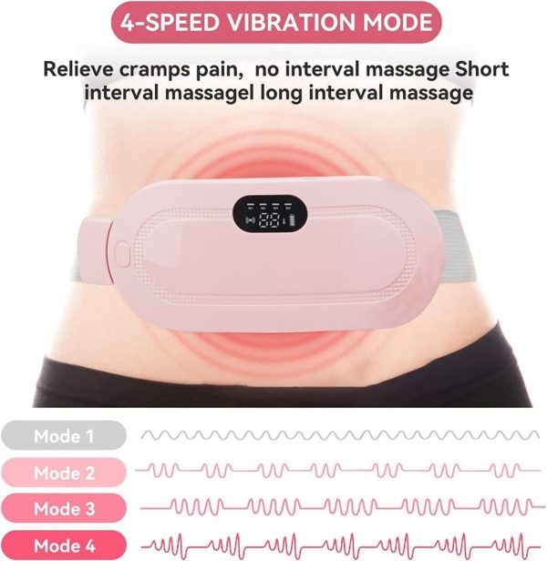 Portable Menstrual Heating Pad Belt | Electric Period Pain Relief Massager
