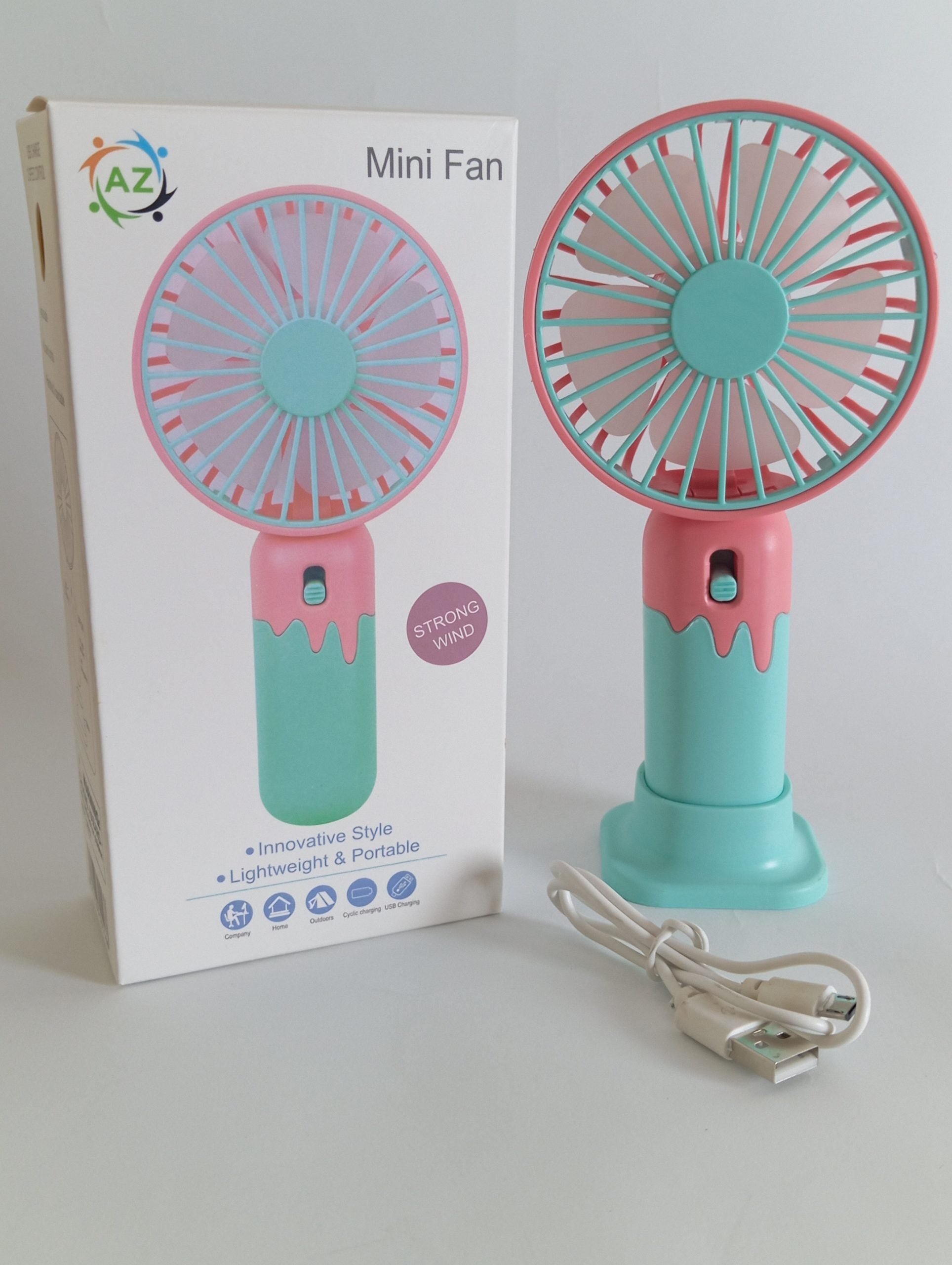 Rechargeable Multifunctional Mini Cooling Fan