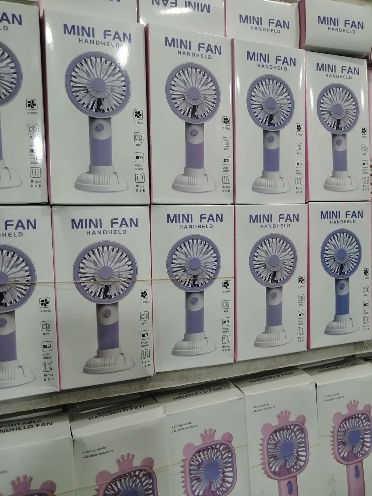 Rechargeable Multifunctional Mini Cooling Fan