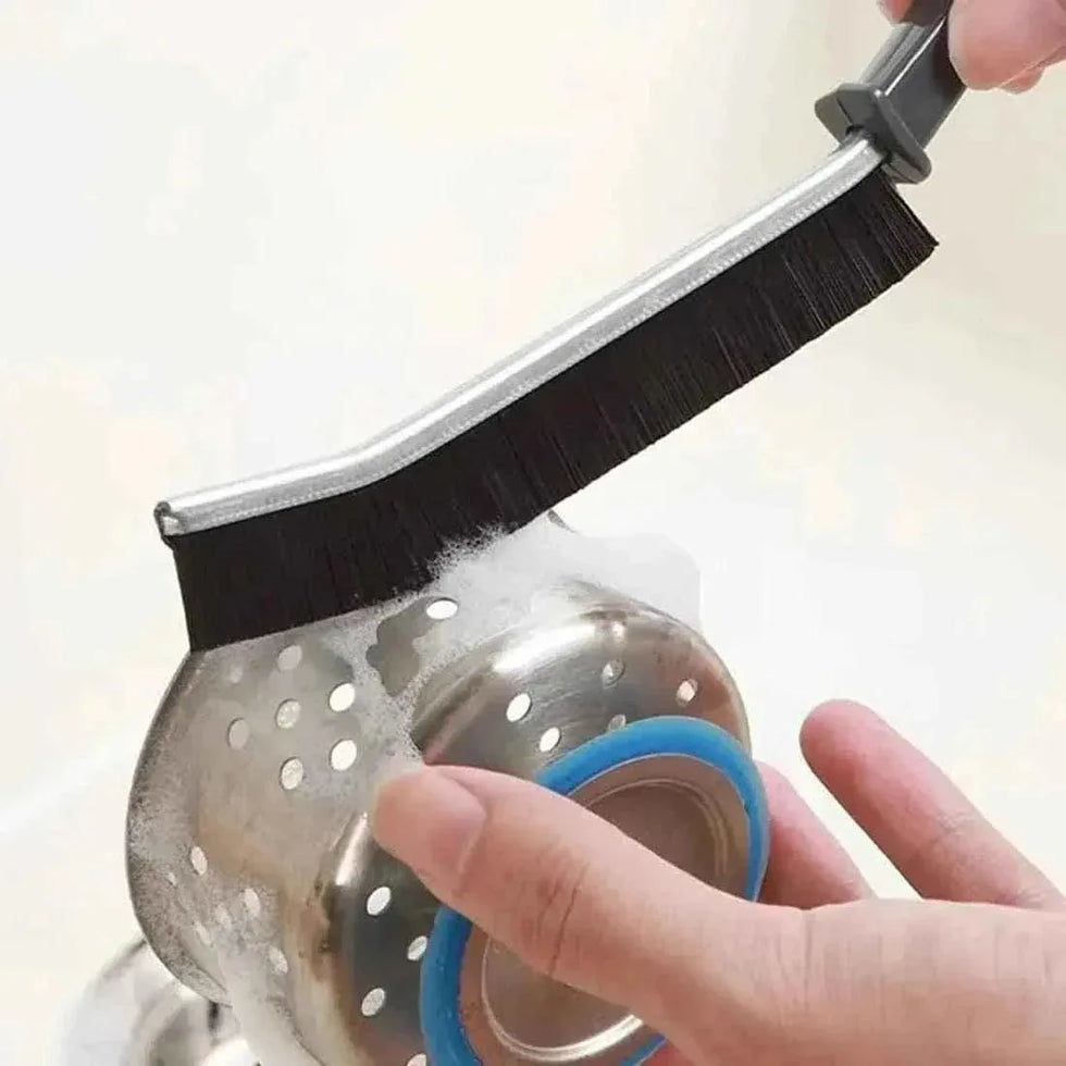 Pack of 2 Gap Cleaning Brushes for Sturdy Bathroom Cleaning