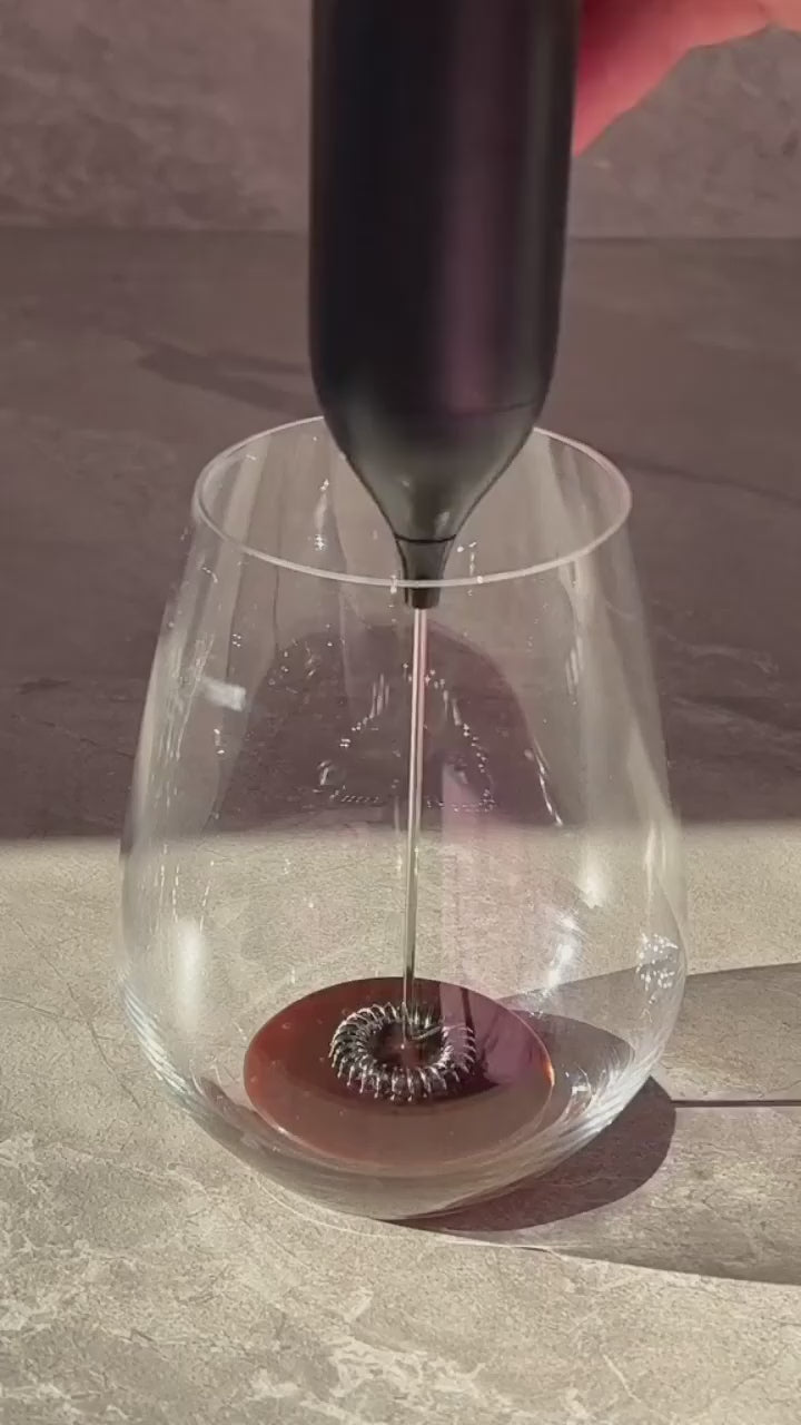 Load video: Electric Milk Frothier for Coffee, Matcher, Chocolate