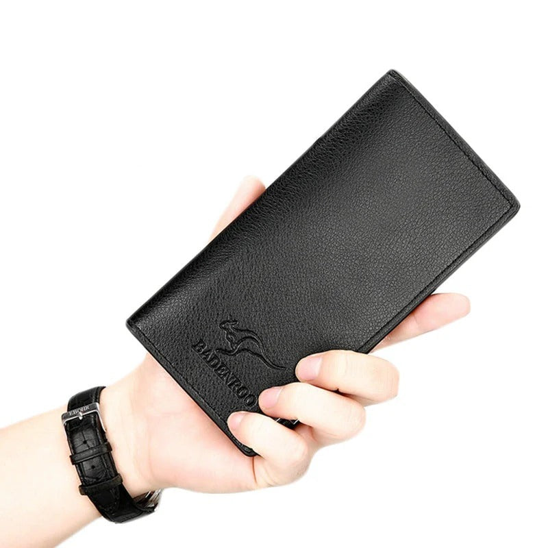 Ultra slim long purse wallet
